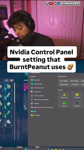 Kiana on Instagram: "Nvidia Control panel settings that Burnt Peanut uses in Arc Raiders #gaming #arcraiders"