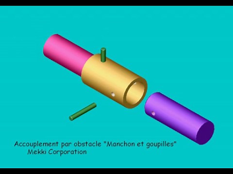 Accouplement par manchon et goupilles