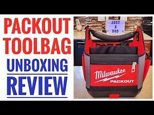 UNBOXING & REVIEW Milwaukee Packout Storage Tool Bag / Tote 48-22-8310
