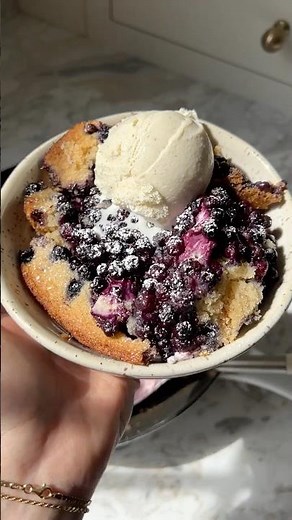Blueberry Cobbler!