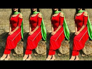 Punjabi suit design with LACE, PIPING || Ideas to design PLAIN SUIT || Plain mix match SALWAR SUITS