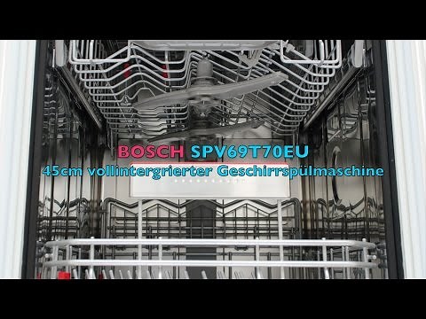 Bosch Geschirrspüler Vollintegriert SPV69T70EU 45cm - Präsentation