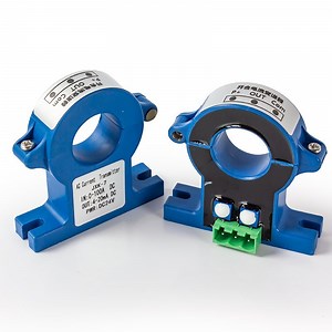 [Hot Item] 20mm Hole Split Hall Effect Current Transmitter 0-100A to 4-20mA AC/DC Signal Isolator DC24V Hall Perforated Current Transducer