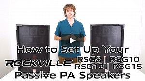 How to Set Up Your Rockville RSG Speakers