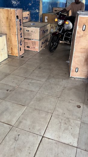 Exploring a Honda Motorcycle in a Warehouse Setting