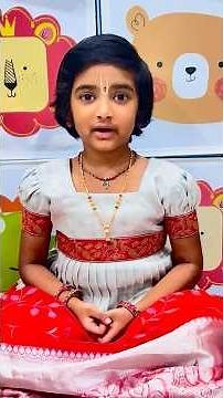 The Cutest Rama Chant! Rama Rama Ram by 5-Year-Old Diya | Dasaratha Nandana Rama 🚩 Soulful Bhajan