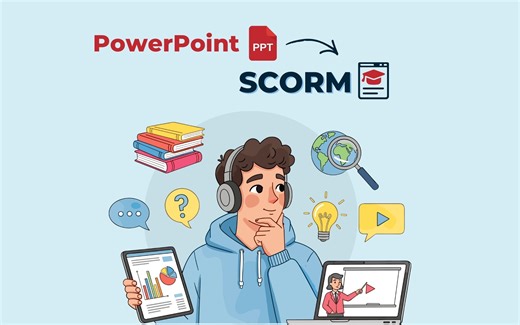 3 bước chuyển PowerPoint sang chuẩn SCORM nhanh chóng