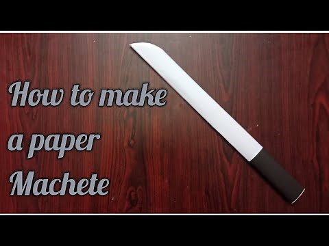 How to make a paper Machete
