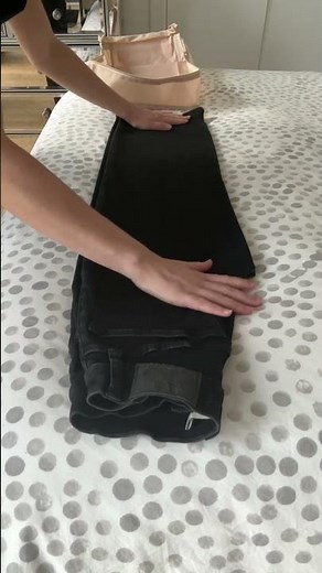 Friday Folds | How to fold jeans in a packing cube
