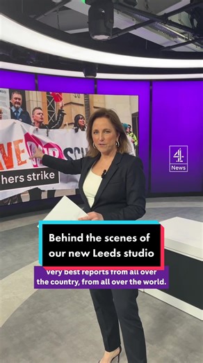 Today is the launch of our new newsroom and studio in Leeds where we’ll be storytelling from across the country. #c4news #channel4news #leeds #yorkshire
