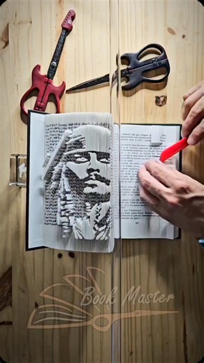 Sketch Daily Dose on Instagram: "This artist skillfully transforms book pages into elaborate, three-dimensional sculptures, turning literature into captivating pieces of art. Their work blends the worlds of books and sculpture, bringing a fresh and magical perspective to classic artistic expression. Artist: @book_master_official #art #book #creativity"