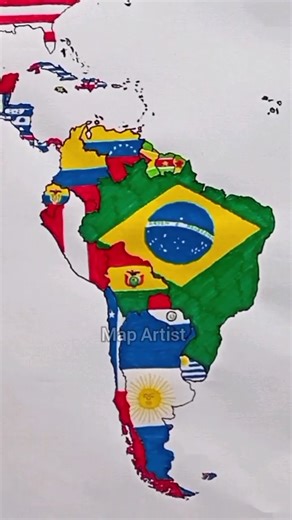 Complete Flag Map of World 🌎 #world #flag #map