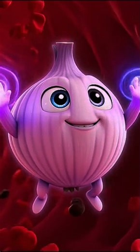 Onion Superhero Saves Your😱 Heart ❤️ | 3D Animated Health Story