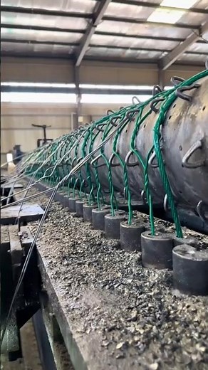 Chain Link Fence Manufacturing Process | Automated Wire Mesh Production