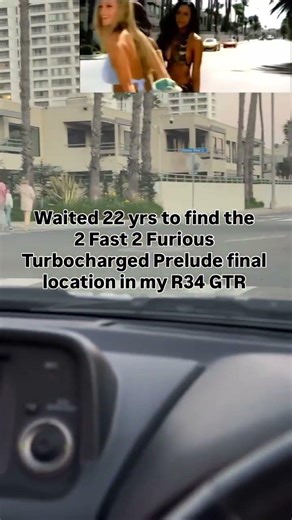 We found the 2 Fast 2 Furious Turbocharged Prelude final scene location…in my R34 GTR! #gtr