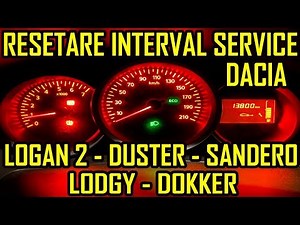 Wie setzt man die Serviceanzeige des Dacia Sandero zurück?