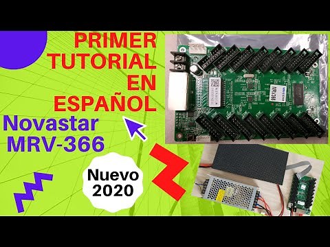 Novastar MRV-366 | Como configurar tu panel led | NovaLCT | Novastar led Software