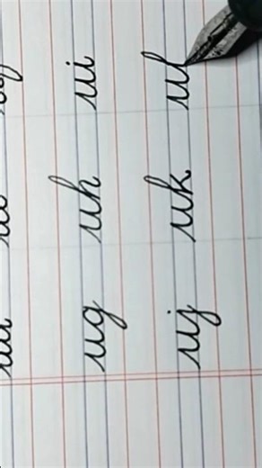 English handwriting skills improvement | a to z cursive #viral #shorts #easy #fast #penstyles