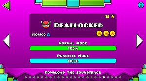 "Deadlocked" (Demon) All Coins [Clicks] | Geometry Dash