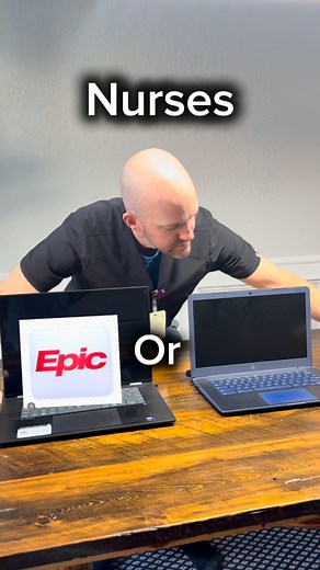 Epic is nice, Cerner is aight 🖥️ 📊 #nurse #nursehumor #nursingstudent #nursingschool #lpn #cna #nurseproblems | LavNurse