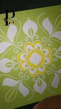 Unique Yellow- whiite floral Pattern #patternart #patterndesign #Patterns