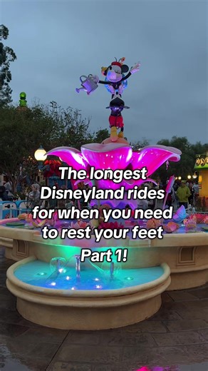 Longest Disneyland Rides to Relax Your Feet