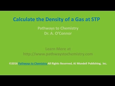 Calculate the Density of a Gas at STP