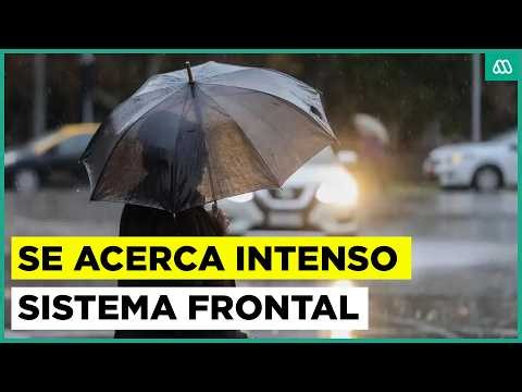 Frontal system alert: When will the rain reach Santiago?
