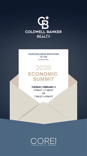 ☆ Wondering what the economy and real estate market have in store for the year ahead? Get clarity straight from the source. Join internationally acclaimed economist Dr. Elliot Eisenberg, Ph.D. as he breaks down what’s coming and how to plan strategically in the months ahead. This is a must-attend conversation for anyone watching the market closely. Don’t wait — RSVP today for this highly anticipated event. 🔗 Register at https://cb.today/national/2026/summit. | Debbie Flatt Dunn
