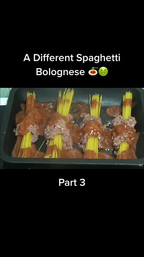 Unconventional Spaghetti Bolognese Variation