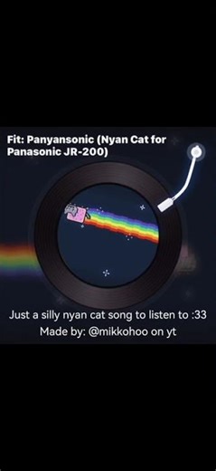 The nyan cat song #fypシ
