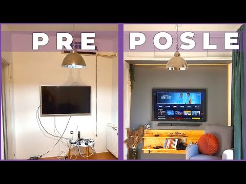 Renoviranje dnevne sobe - Kako sakriti kablove