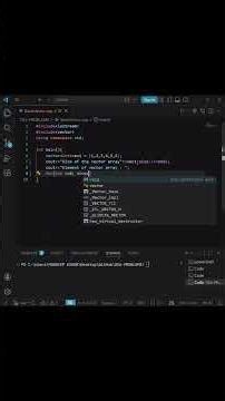 Basic vector operations in c++ #codewithlogic #coding #logic #dsa #vector #vectorworld #ve