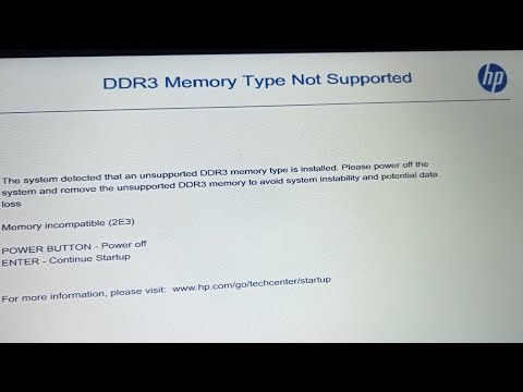 DDR3 Memory Type Not Supported in HP ProBook / ram error/#computers #technology #computer #tech