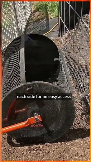 Want to using the VEVOR compost spreader to make a lush lawn? 🌱