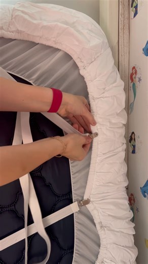 I always get questions about how I change the sheets on my daughter’s house bed. Beddy's are the game changer. Add the mattress suspenders and these sheets don’t budge until it’s time to change them again! Yes, she does have a lot of stuffed animals but that’s why I built her this bed. I’ve linked everything on my LTK and Amazon Storefront #affiliatelink #housebed #beddys | Breezing Through