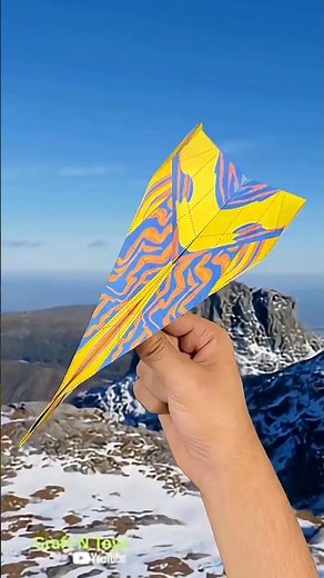 Super Sonic Paper Plane — How to Make a Paper Airplane #sonicrender #sonicartwork #diy #craftyhome✈️