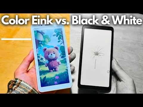 Color E-ink or Black & White E-ink? Choose Carefully! (ePaper Screen Comparison: Pros vs. Cons)