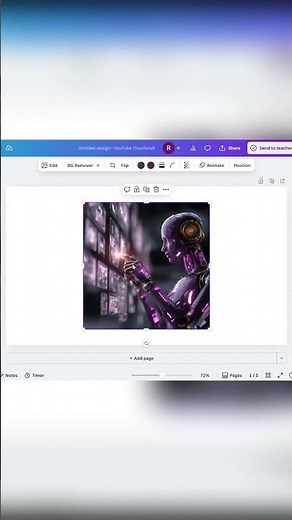 Quickly Rotate Images in Canva with Simple Drag #imageediting #canvatips