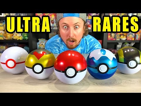 Testing Out 6 DIFFERENT Pokeball Tins and *SO MANY ULTRA RARE* Pokemon Cards Were Inside! [opening]