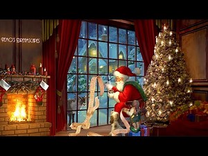 Santa's List 🎅🏻 Cozy Christmas Ambience 🎄 Relaxing Christmas Music with Snow and Writing Sounds ASMR