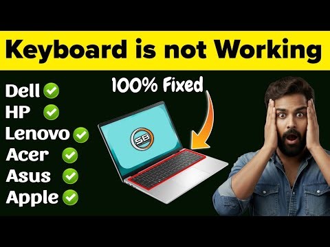 Fix Keyboard Not Working in Windows 10/11/7/8 Any Laptop & PC | Keyboard Not Typing Problem