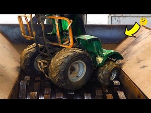 Extreme Giant Shredder vs ATV Multi Wheel Loader | Massive Shredding Experiments | ASMR Shredding