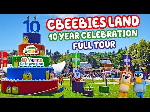 CBeebies Land 10 Years Celebration Virtual Tour at Alton Towers (May 2024) [4K]