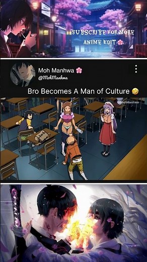 Bro Becomes A Man of Culture 🤣|The Future Diary|#anime #animeedit #animemoments #edit #fyp #shorts