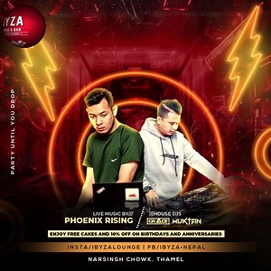 ibyzalounge Feel Free for reservation: 9823050335 ◆ Everyday Live Music* DJ session from 11:45 to till morning Make us your Celebration Partner FOLLOW US ON INSTAGRAM https://www.Instagram.com/ibyzalounge #ibyzaloungeandbar #ibyzanepal #partyuntilyoudrop #lounge #bar #club #disco #drinks #music #food #djsession #dj music #kathmandu #thamel #beautiful #beautifulgirls #ladiesnight #ladies | Ibyza Lounge & Bar | Facebook