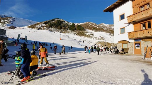Beautifull Snowy Village in The Mountains of Austria