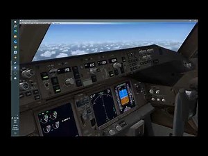 Winter Landing at Boston PMDG 777 - FSX
