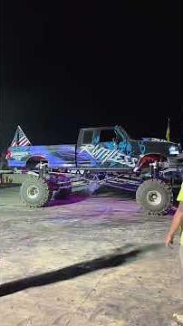 Gearhearts4x4 Ruthless in the black rock adventure tug pad TGW 25 #megatruck #mudbog #offroad #mud