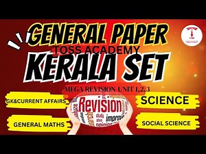 kerala set paper 1 important revision class|kerala set general paper